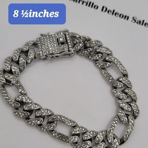 bracelet multi-stones stainless steel